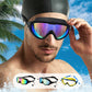 Large Frame Anti-Fog Swimming Goggles