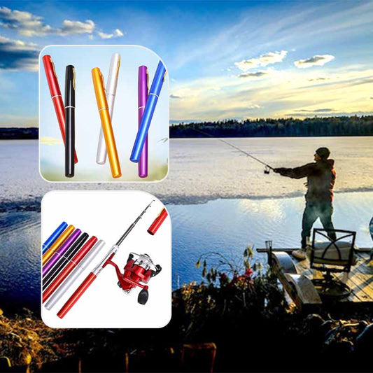 🎣Portable Pen Style Ice Fishing Rod Set