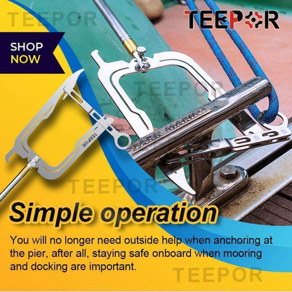 The TEEPOR Long-distance Threader Boat Hook