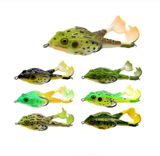 Double Propeller Frog Soft Bait